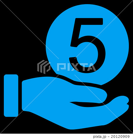 Five Cents Payment Flat Icon Five Cents Payment Flat Icon 20120909