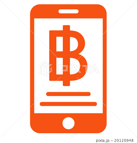 Baht Mobile Payment Flat Icon 20120948