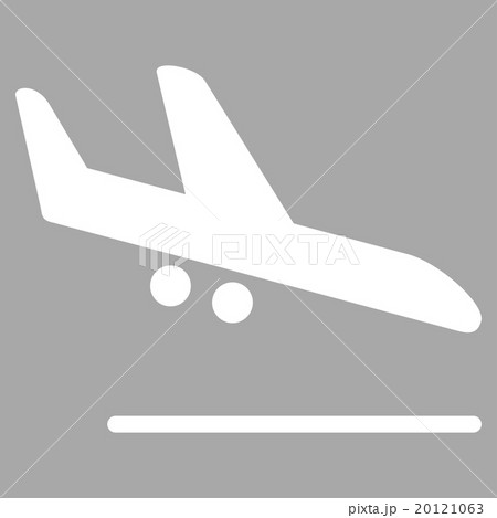 Aiplane Landing Flat Icon 20121063