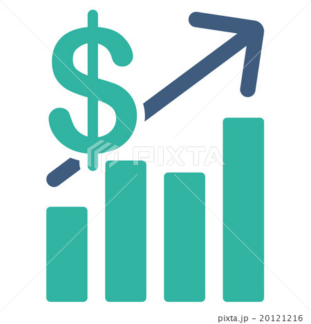 Sales Growth Flat Icon 20121216