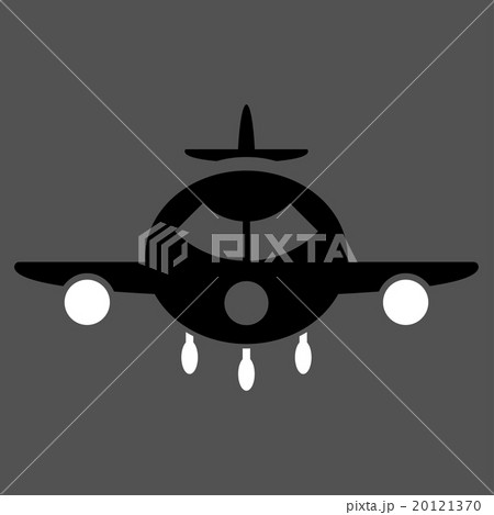 Cargo Aircraft Flat Icon 20121370