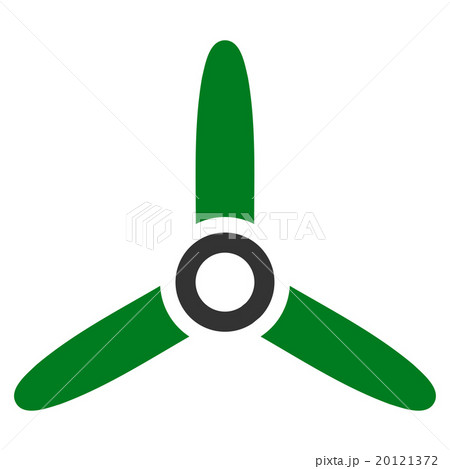 Three Bladed Screw Flat Icon Three Bladed Screw Flat Icon 20121372
