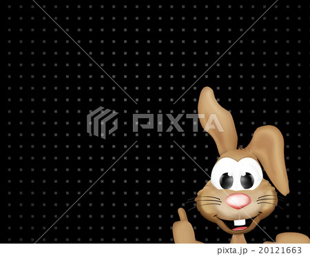 happy easter bunny black dots background 20121663