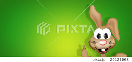 easter bunny thumbs up 20121668
