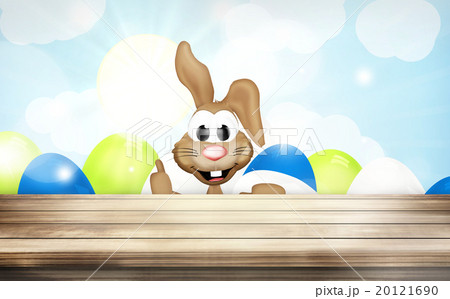 Easter Bunny Easter Eggs Wood Easter Bunny Easter Eggs Wood 20121690