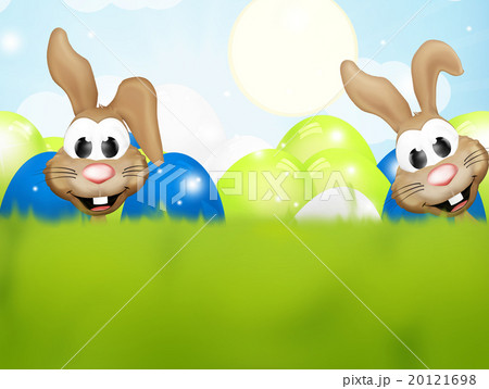Happy easter bunnies Happy easter bunnies 20121698