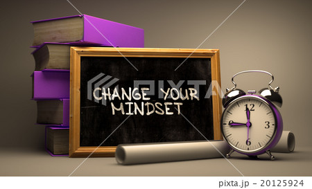 Change Your Mindset Concept Hand Drawn on 20125924