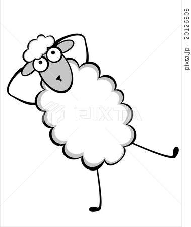 Funny young sheep 20126303