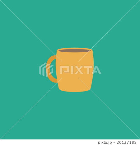 Tea cup flat icon Tea cup flat icon 20127185
