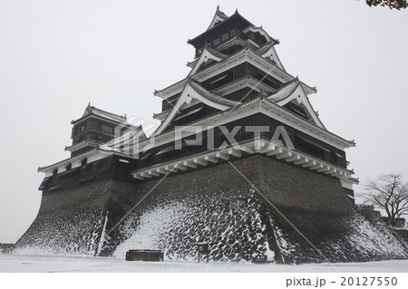 大雪の熊本城 20127550