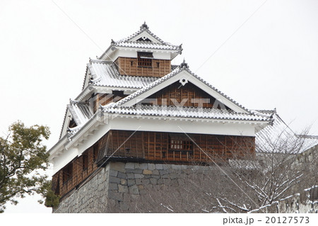 大雪の熊本城（飯田丸五階櫓） 20127573
