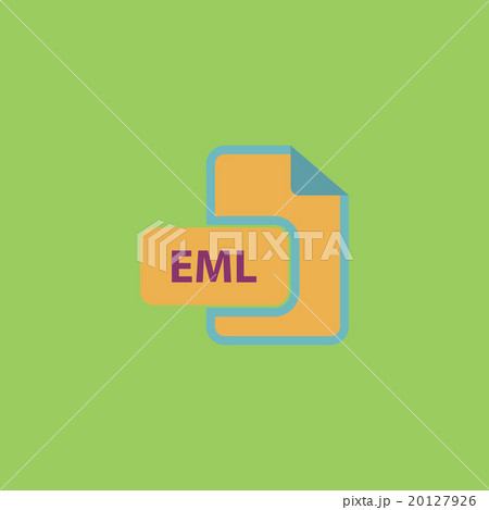 Eml file format icon vector. 20127926