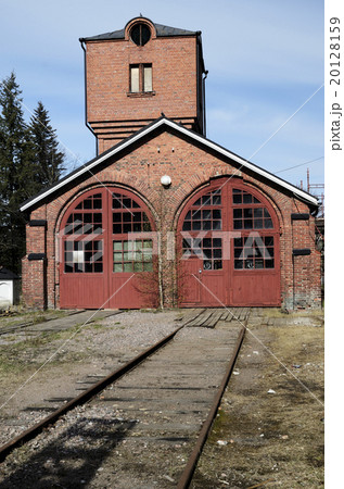 old brick building locomotive depot old brick building locomotive depot 20128159