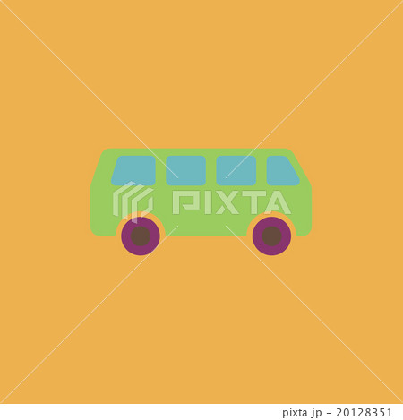 minibus flat icon minibus flat icon 20128351