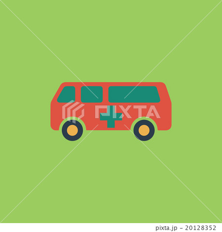 ambulance flat icon ambulance flat icon 20128352
