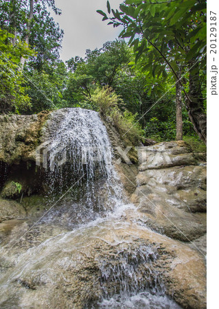 Erawan Waterfall in Kanchanaburi, Thailand Erawan Waterfall in Kanchanaburi, Thailand 20129187