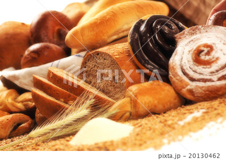 combination of pastries for bakery or market 20130462