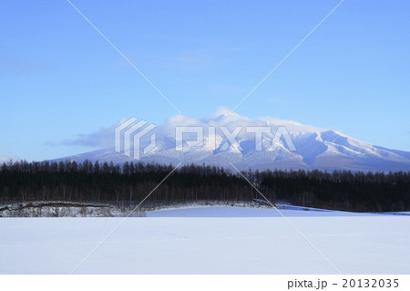 北海道　冬の斜里岳 20132035