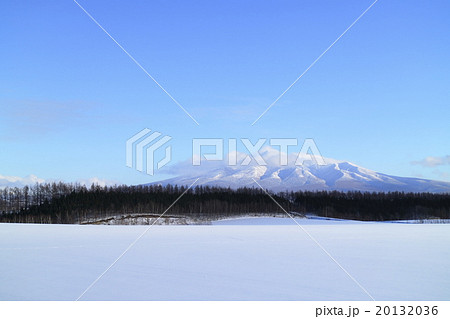 北海道　冬の斜里岳 20132036