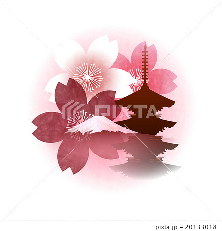 桜 春 花 アイコン のイラスト素材