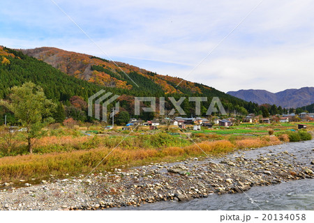 早出川渓谷の秋 20134058