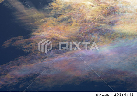 雲の自然現象 彩雲 雲の自然現象 彩雲 20134741