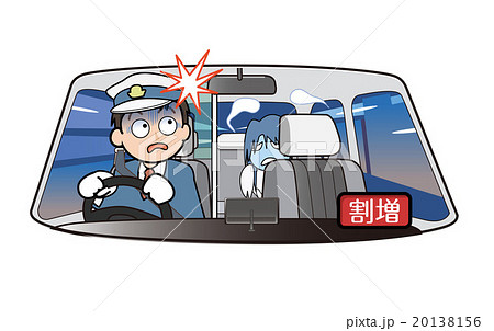 タクシーの運転-幽霊がいる 20138156