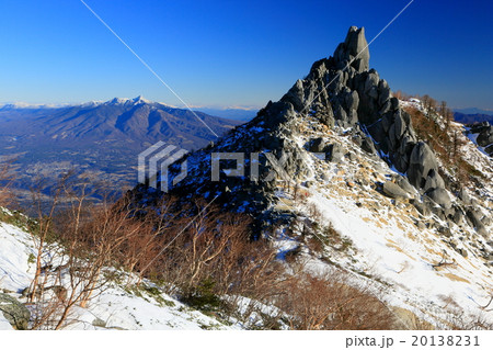 南アルプス・地蔵岳と八ヶ岳 南アルプス・地蔵岳と八ヶ岳 20138231
