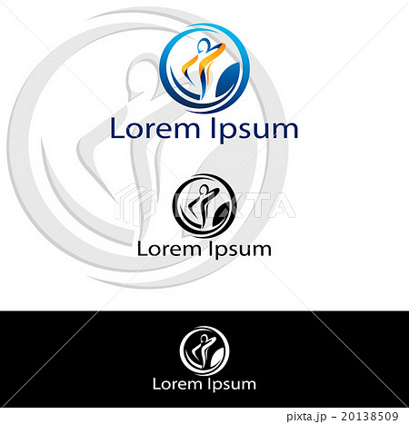 Abstract silhouette icon for use in healthcare ind 20138509