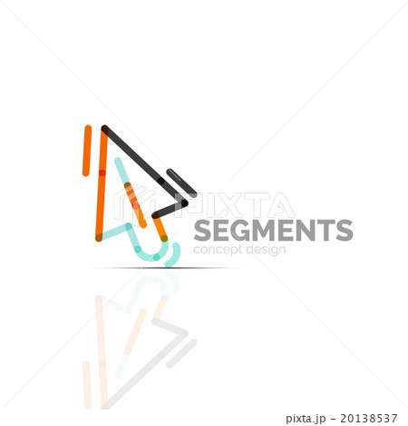 Arrow icon vector logo. Company branding element Arrow icon vector logo. Company branding element 20138537