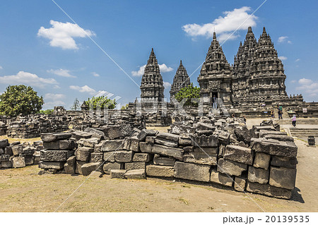Prambanan temple near Yogyakarta on Java island 20139535