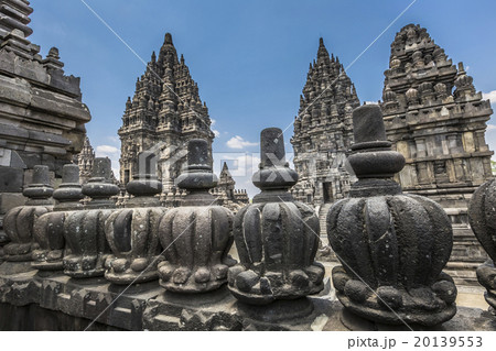 Prambanan temple near Yogyakarta on Java island Prambanan temple near Yogyakarta on Java island 20139553