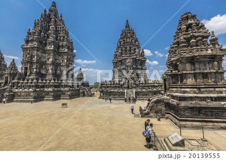 Prambanan temple near Yogyakarta on Java island Prambanan temple near Yogyakarta on Java island 20139555