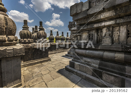 Prambanan temple near Yogyakarta on Java island Prambanan temple near Yogyakarta on Java island 20139562