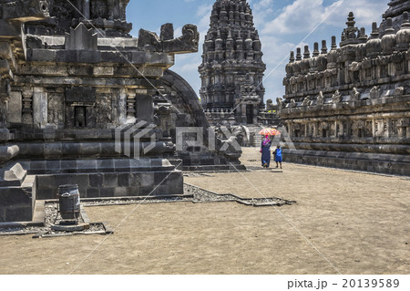 Prambanan temple near Yogyakarta on Java island 20139589