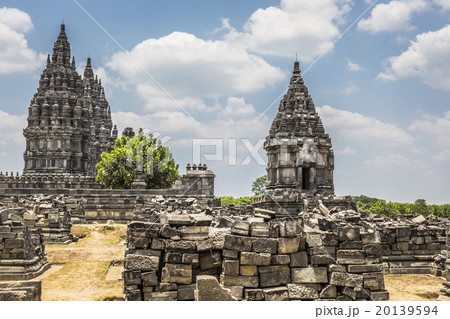 Prambanan temple near Yogyakarta on Java island Prambanan temple near Yogyakarta on Java island 20139594