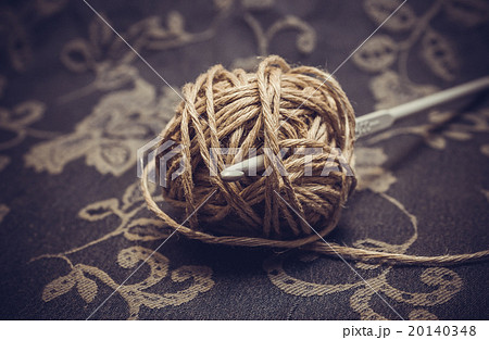 Yarn and crochet hook Yarn and crochet hook 20140348