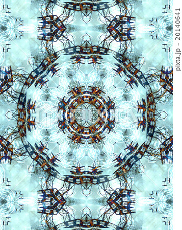 Light grey abstract kaleidoscope 20140641