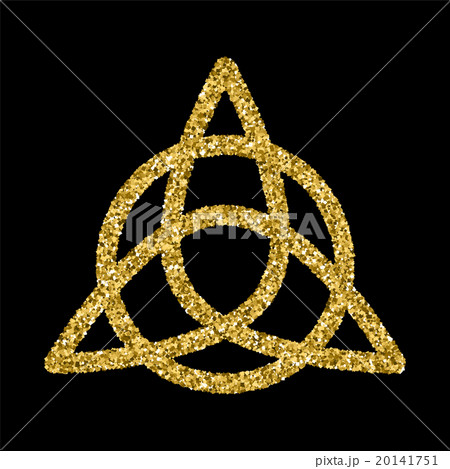 Golden glittering logo template 20141751