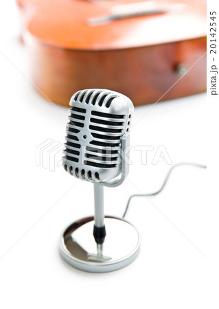 vintage silver microphone 20142545