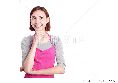 Happy young woman housewife Happy young woman housewife 20143545