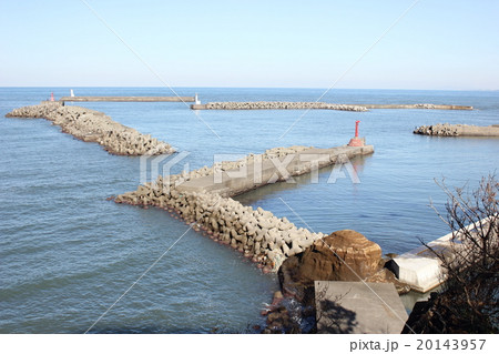 加賀市の橋立漁港（石川県 加賀市） 20143957