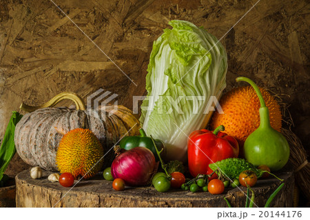 still life Vegetables and fruits. 20144176