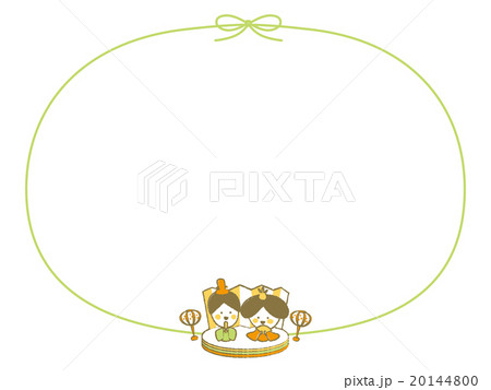 おひなさま(ナチュラルカラー)と水引 20144800