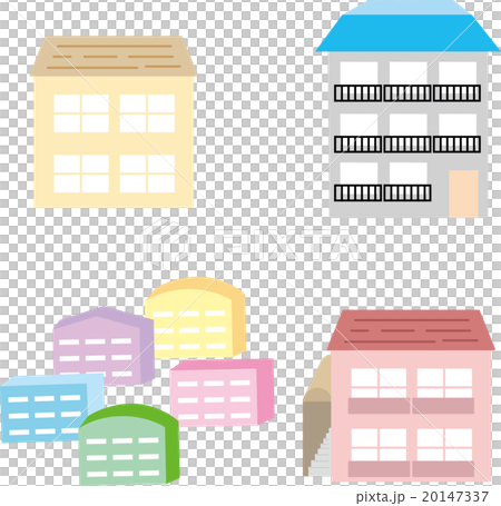 アパートのイラスト アパートのイラスト 20147337