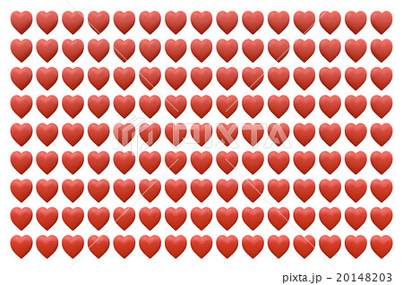 赤のハート背景 20148203