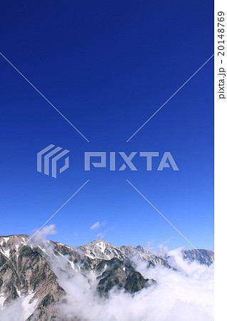 白馬鑓ヶ岳、杓子岳、白馬岳(八方尾根・丸山より撮影) 白馬鑓ヶ岳、杓子岳、白馬岳(八方尾根・丸山より撮影) 20148769