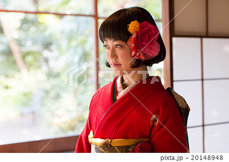 Furisode (kimono with long, trailing sleeves) Furisode (kimono with long, trailing sleeves) 20148948