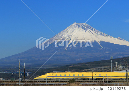 ドクターイエローと富士山 ドクターイエローと富士山 20149278