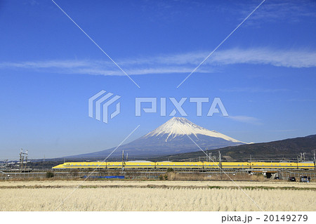 ドクターイエローと富士山 20149279